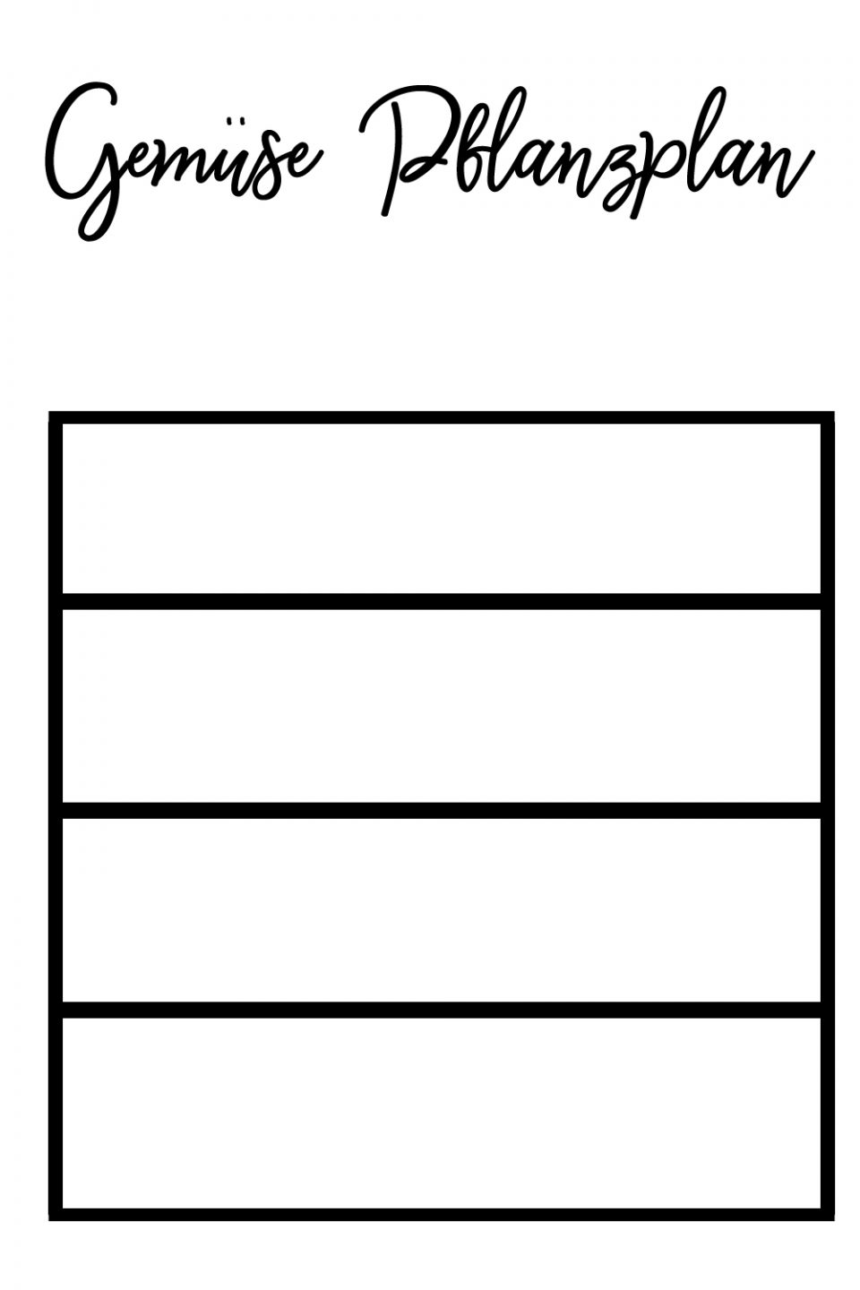 Gemüsegarten Anbauplan - So gelingt dir Gemüse anbauen - Haus und Beet