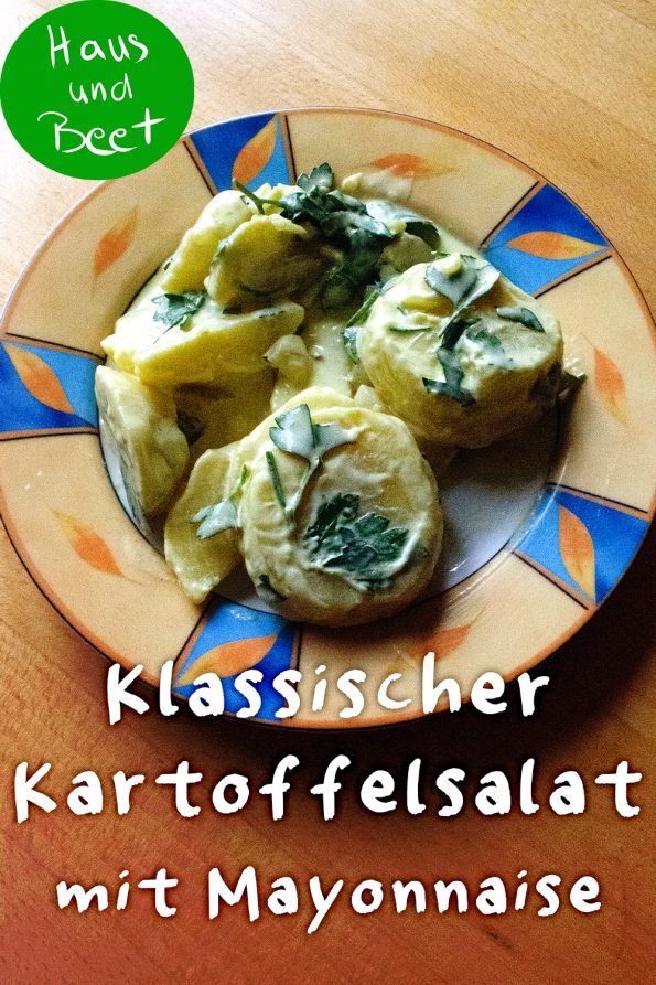 Klassischer Kartoffelsalat mit Mayonnaise