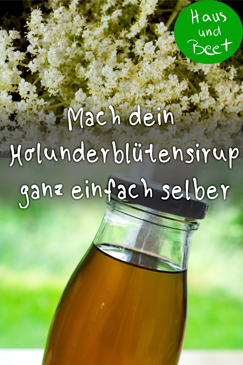 Holunderblütensirup Rezept – Der Frühsommer im Glas – Haus und Beet