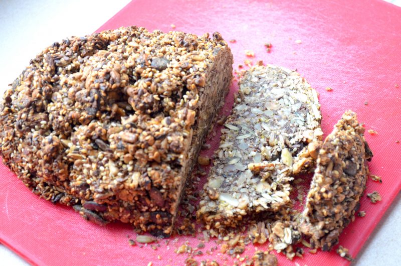 Nussbrot Brot ohne Hefe