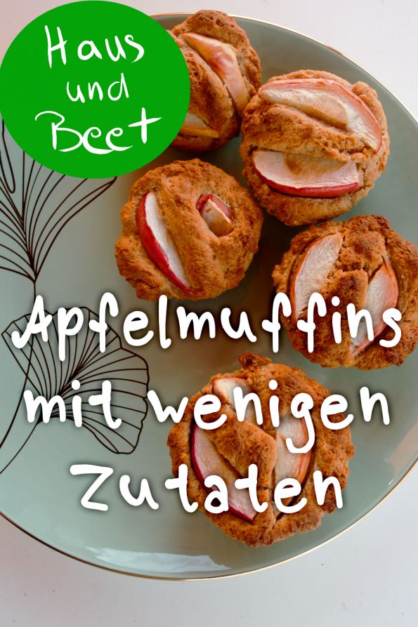 Apfelmuffins mit wenigen Zutaten