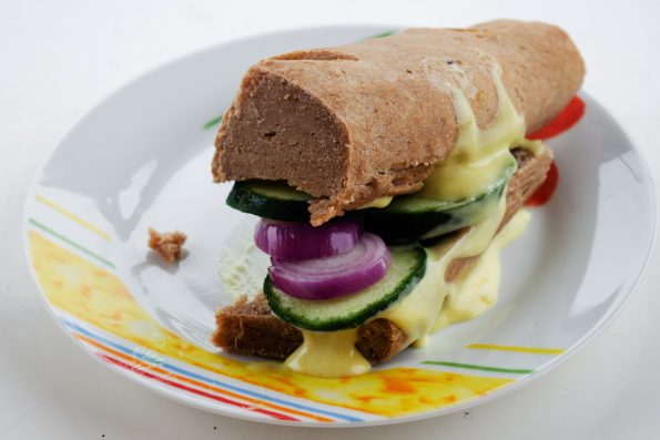 Baguette Rezept belegt