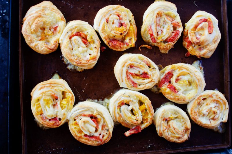 Blätterteig Schnecken