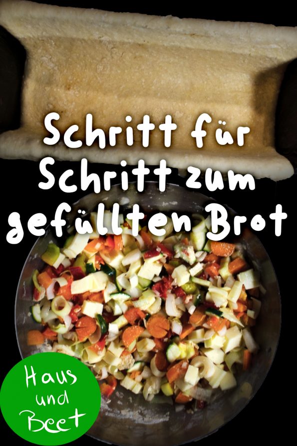 Gefülltes Brot Schritt für Schritt