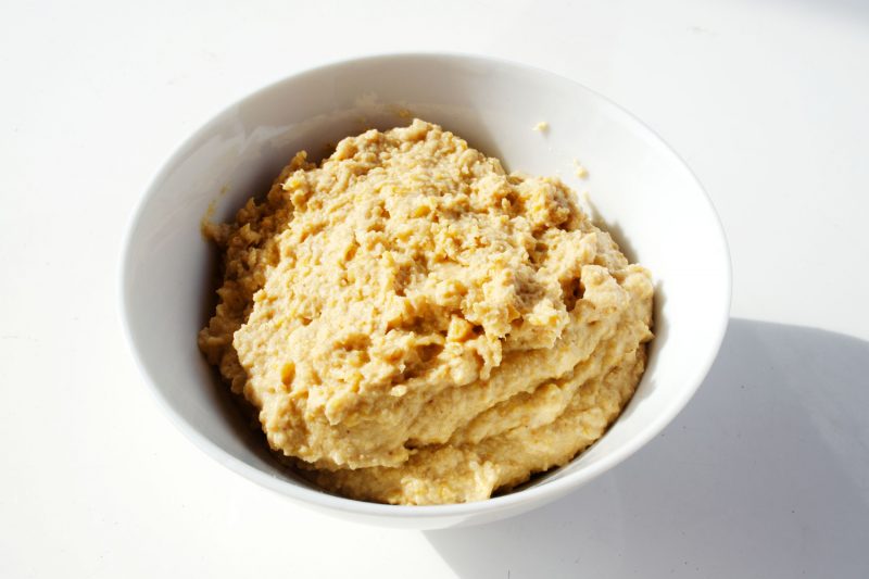 Hummus Grundezept mit Tahini vegan