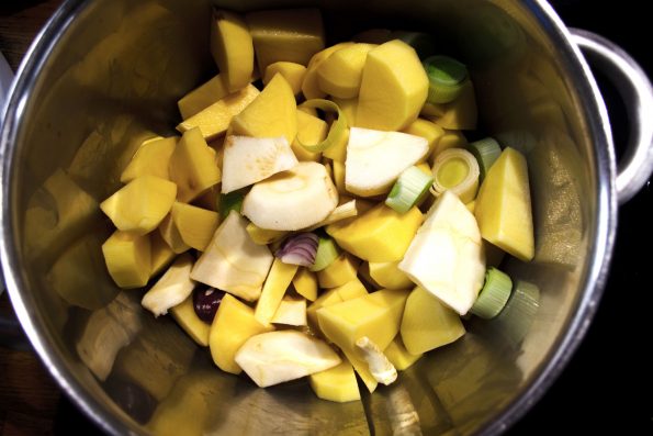 Pastinakensuppe Zutaten