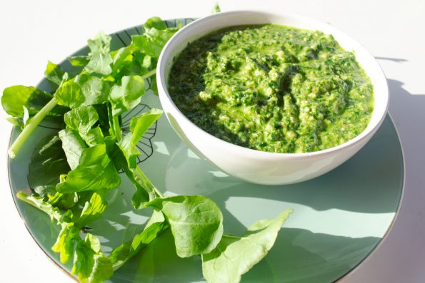 Rucola Pesto veganes Rezept