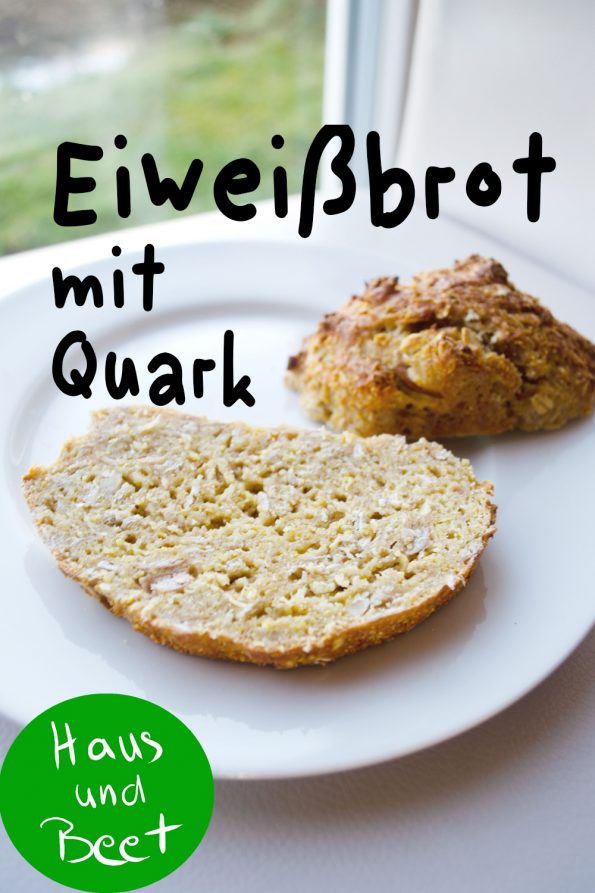 Eiweißbrot mit Quark