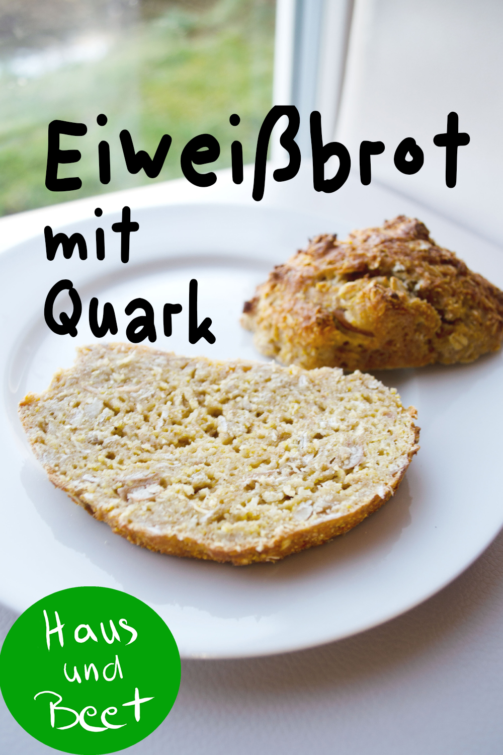 Eiweißbrot mit Quark