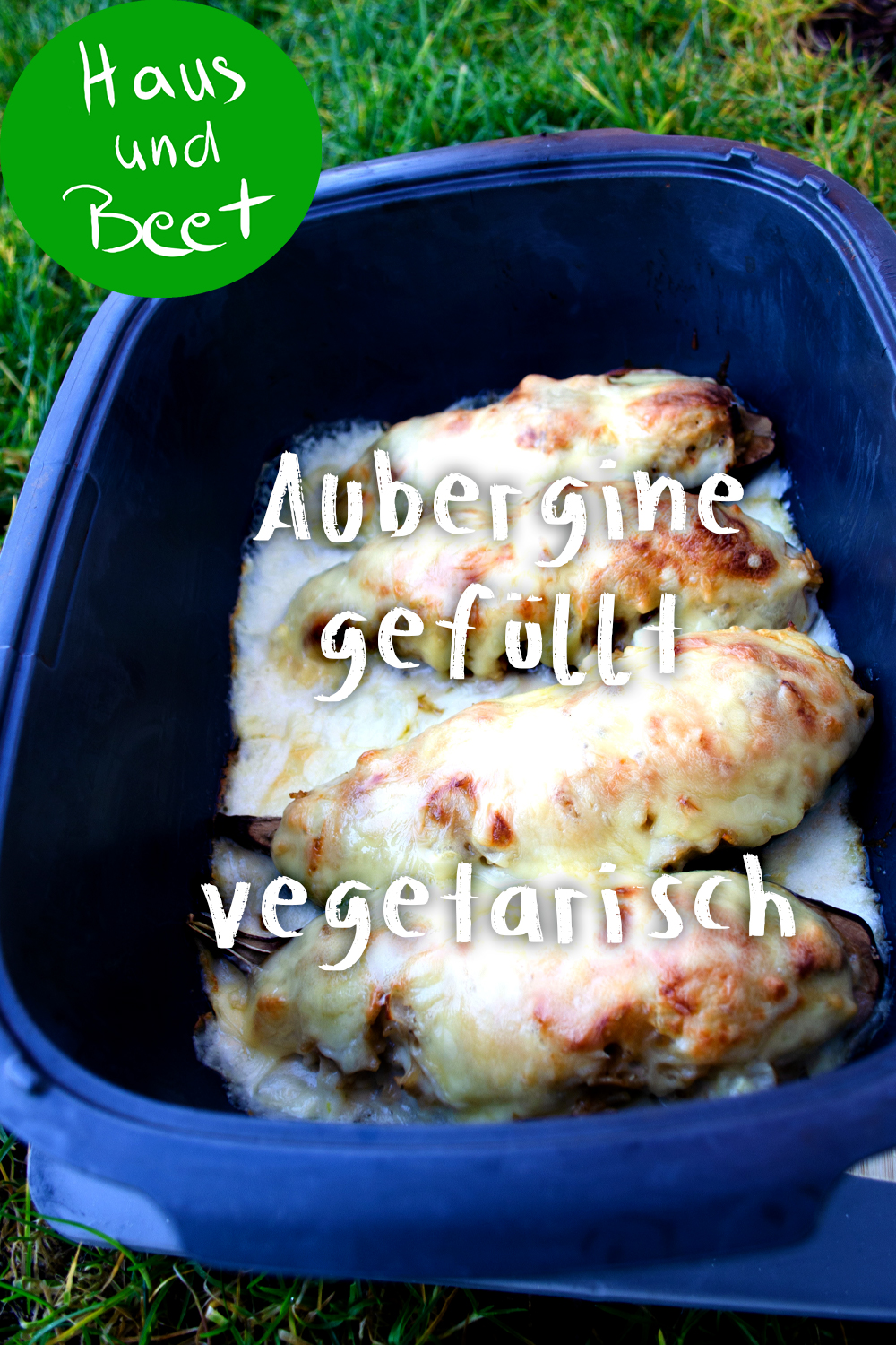 Gefüllte Aubergine einfach