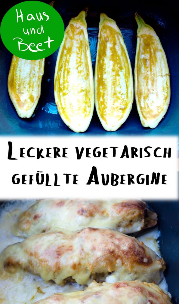 Gefüllte Aubergine