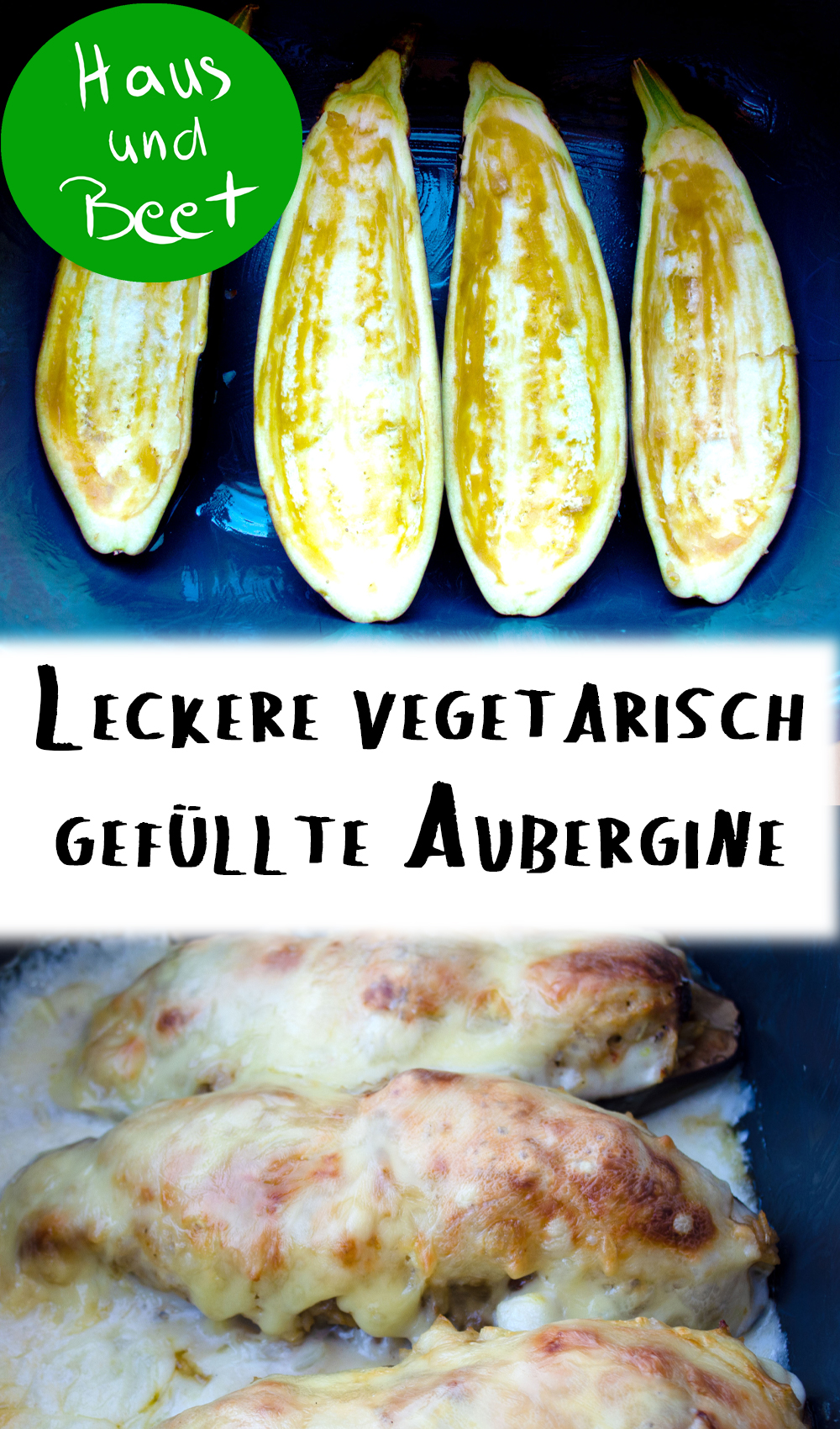 Gefüllte Aubergine