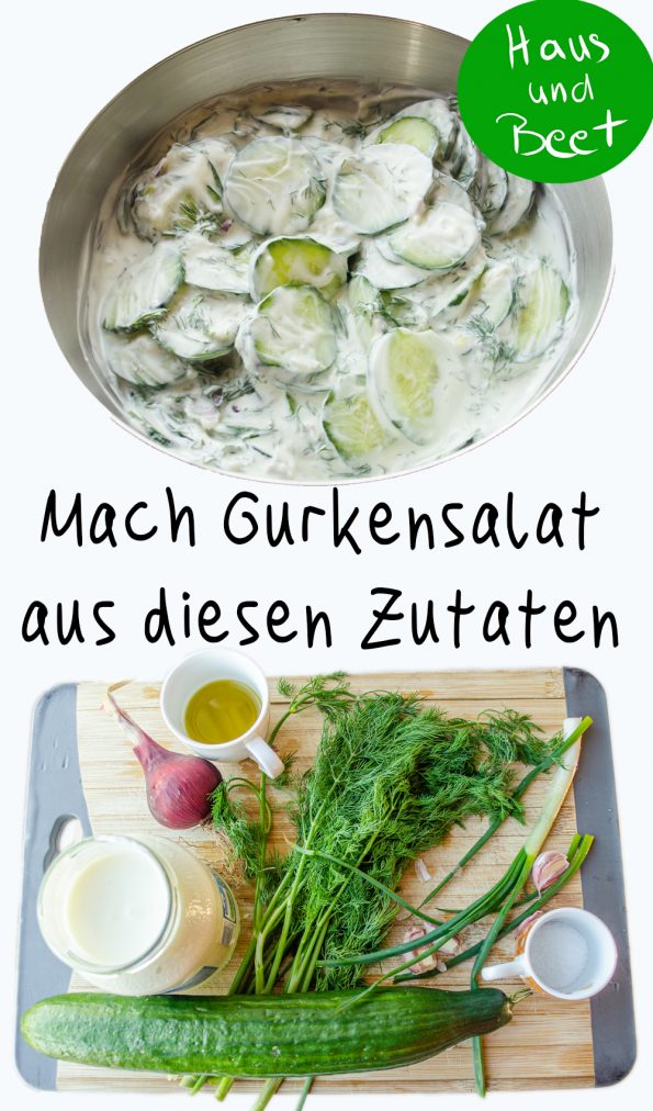 Gurkensalat Zutaten vegetarisch