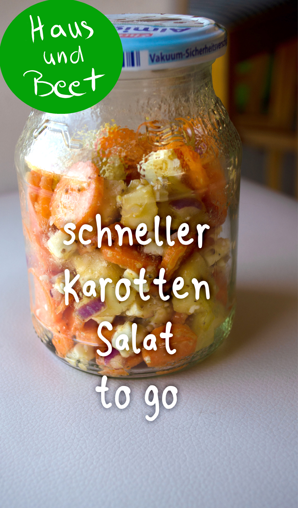 Karottensalat zum Mitnehmen
