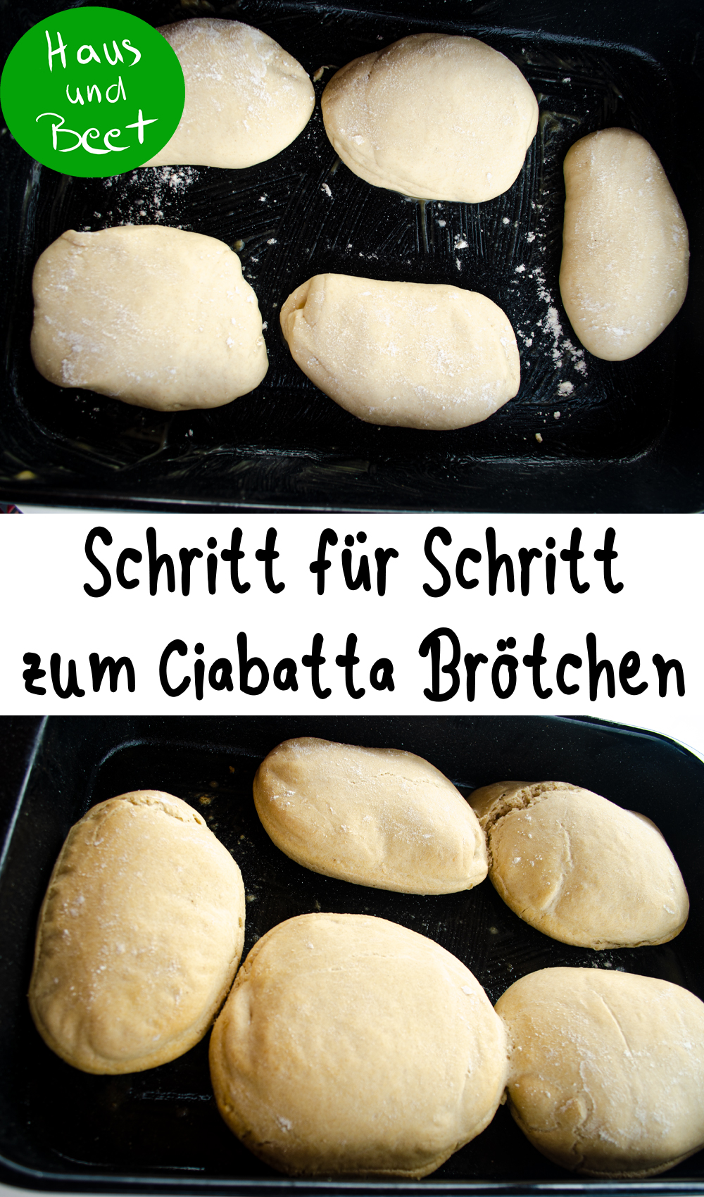 Ciabatta Brötchen backen