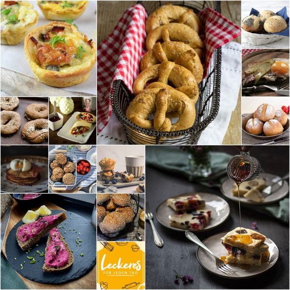 Frühstücksrezepte Collage