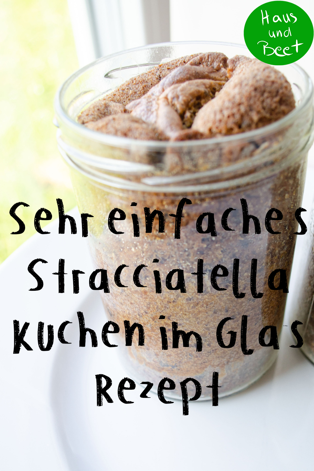 Stracciatella Kuchen im Glas