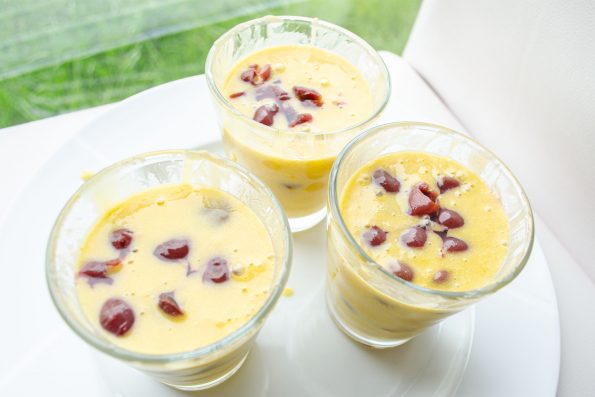 Kuchen im Glas Dessert Kirschkuchen