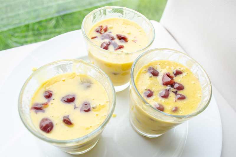 Kuchen im Glas Dessert Kirschkuchen