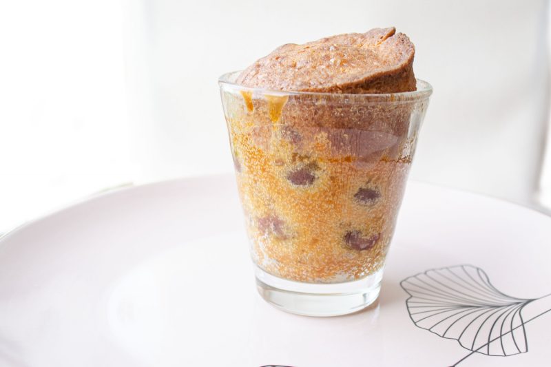 Kirschkuchen im Glas