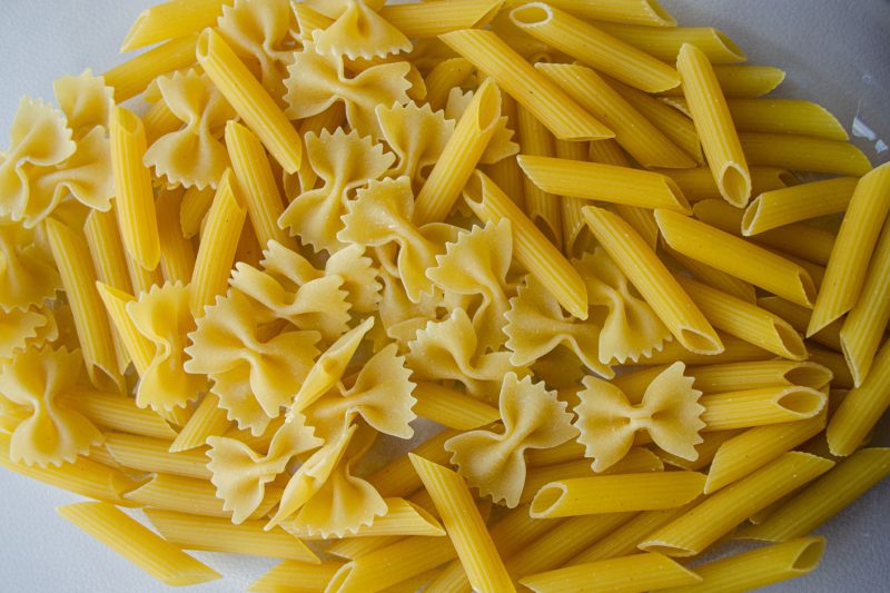 Nudeln ungekocht
