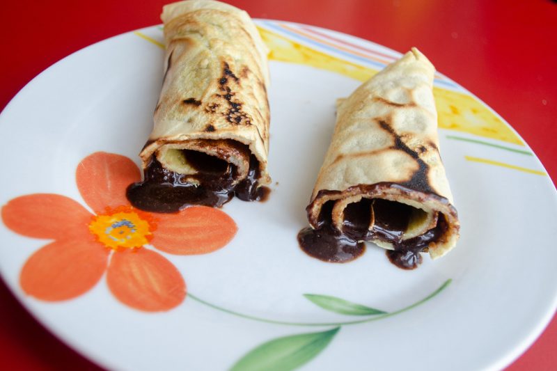 Pfannkuchen süß gefüllt