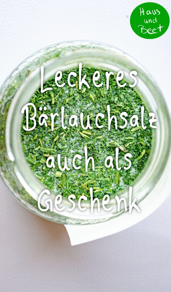 Bärlauchsalz als Geschenk