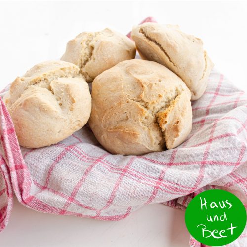Dinkelbrötchen backen