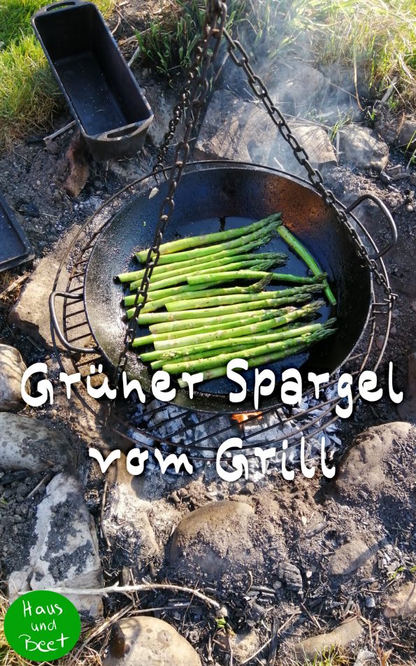 Grüner Spargel grillen