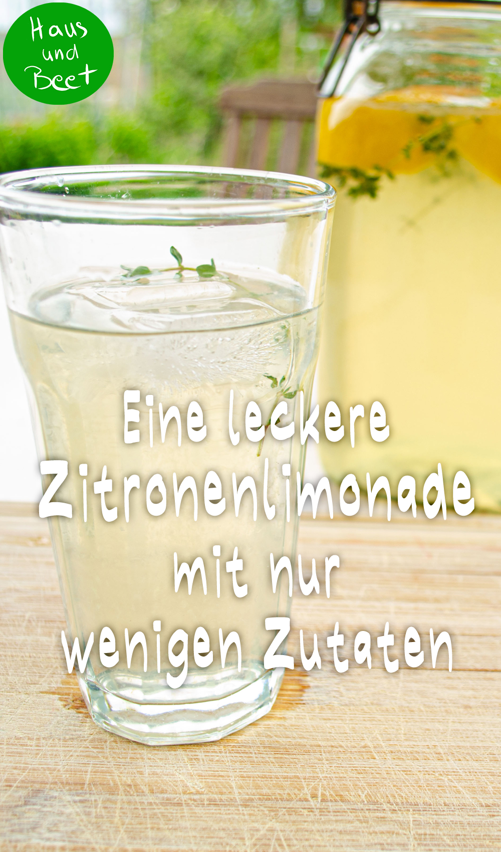 Zitronenlimonade selber machen einfaches Rezept