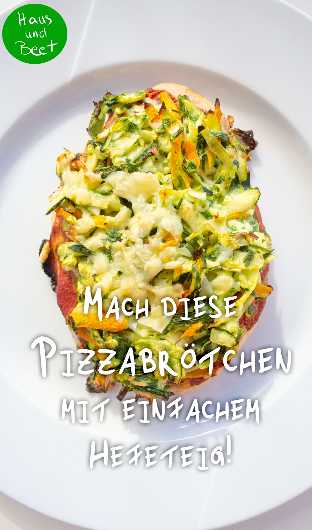 Pizzabrötchen mit Hefeteig