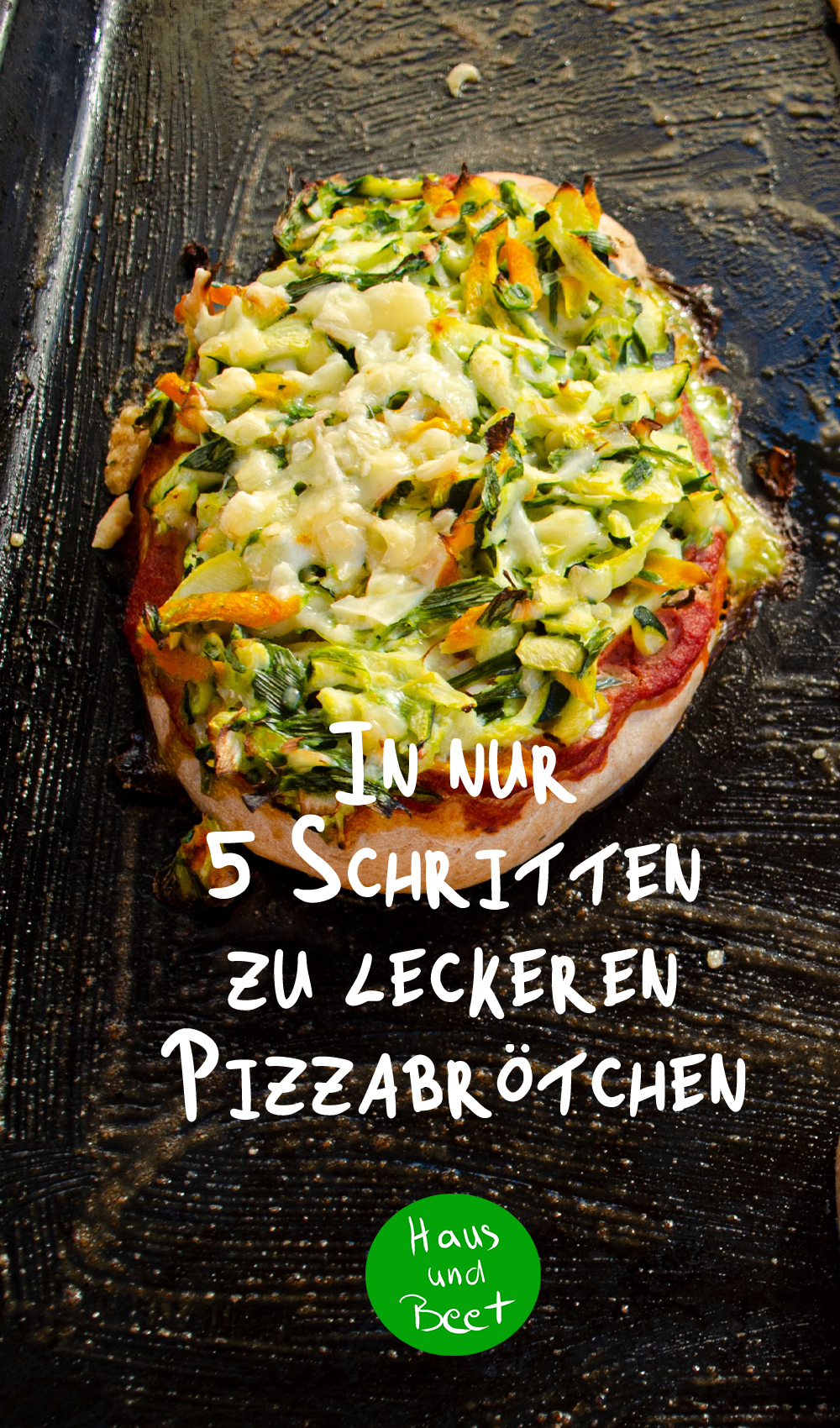 Pizzabrötchen selber machen Schritt für Schritt