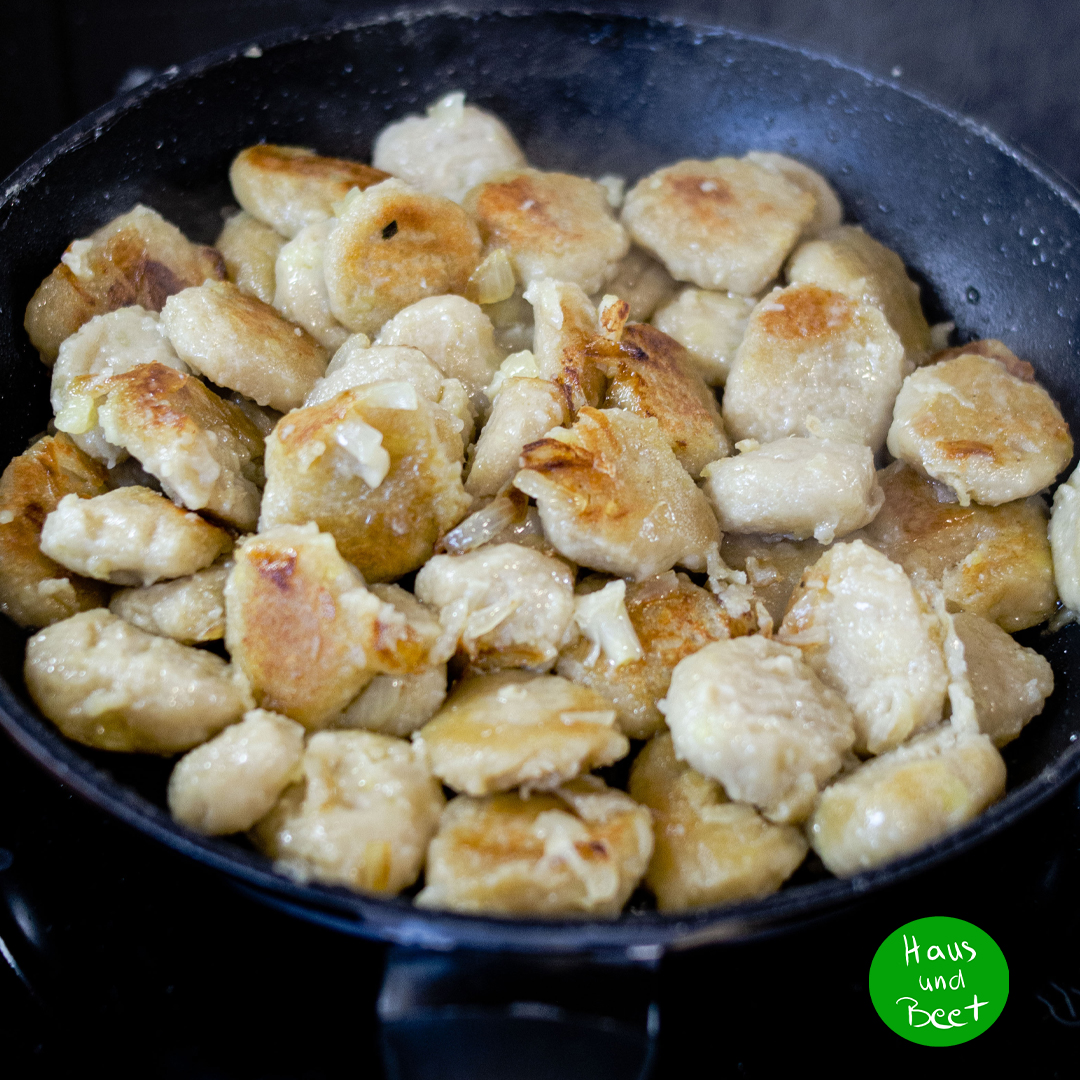 Gnocchi mit Pesto vegan und selbstgemacht