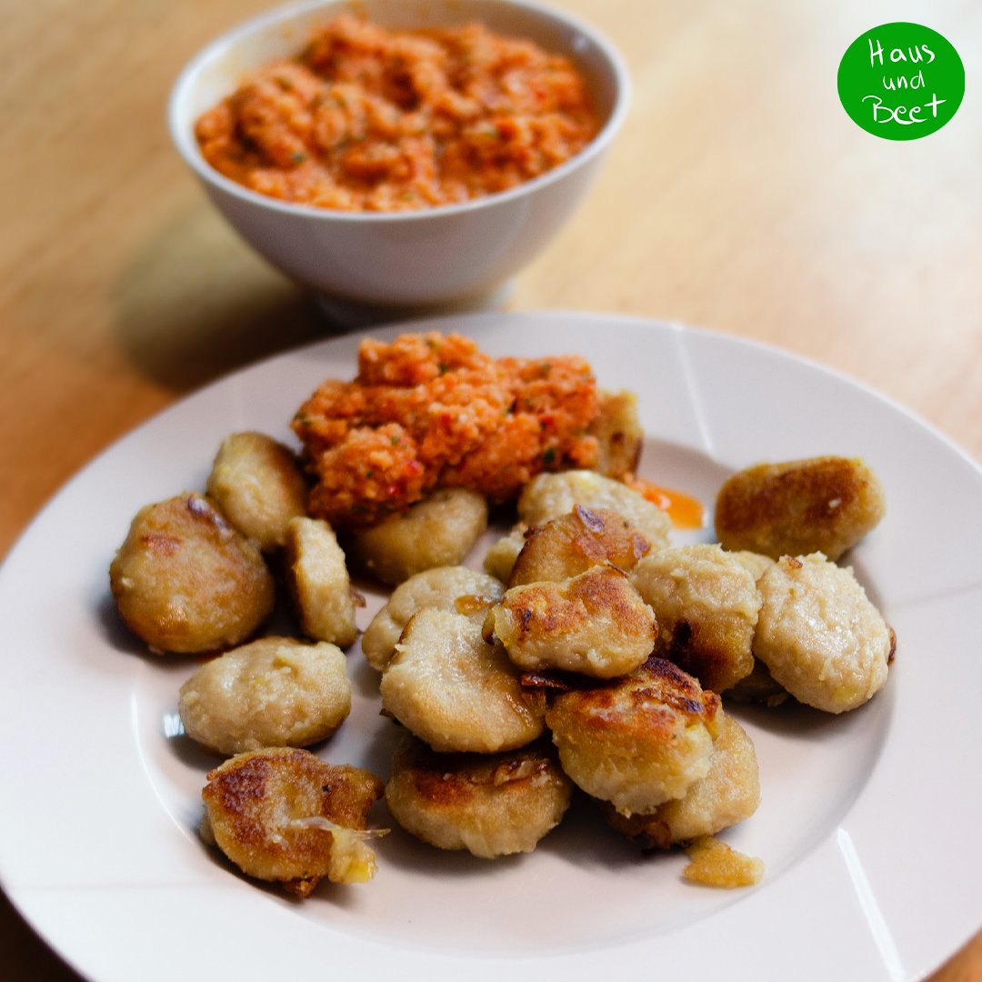 Gnocchi mit Pesto vegan und selbstgemacht