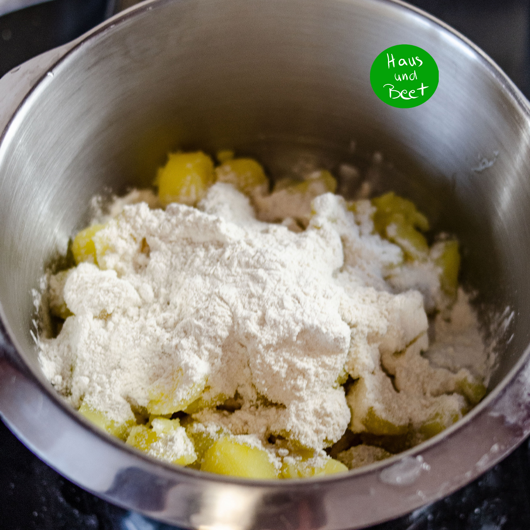 Gnocchi mit Pesto vegan und selbstgemacht