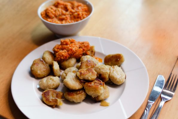 Gnocchi mit Pesto vegan und selbstgemacht
