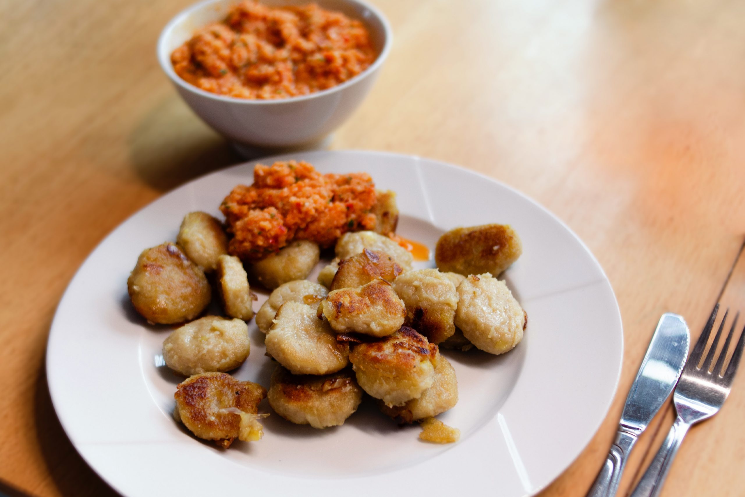 Gnocchi mit Pesto vegan und selbstgemacht